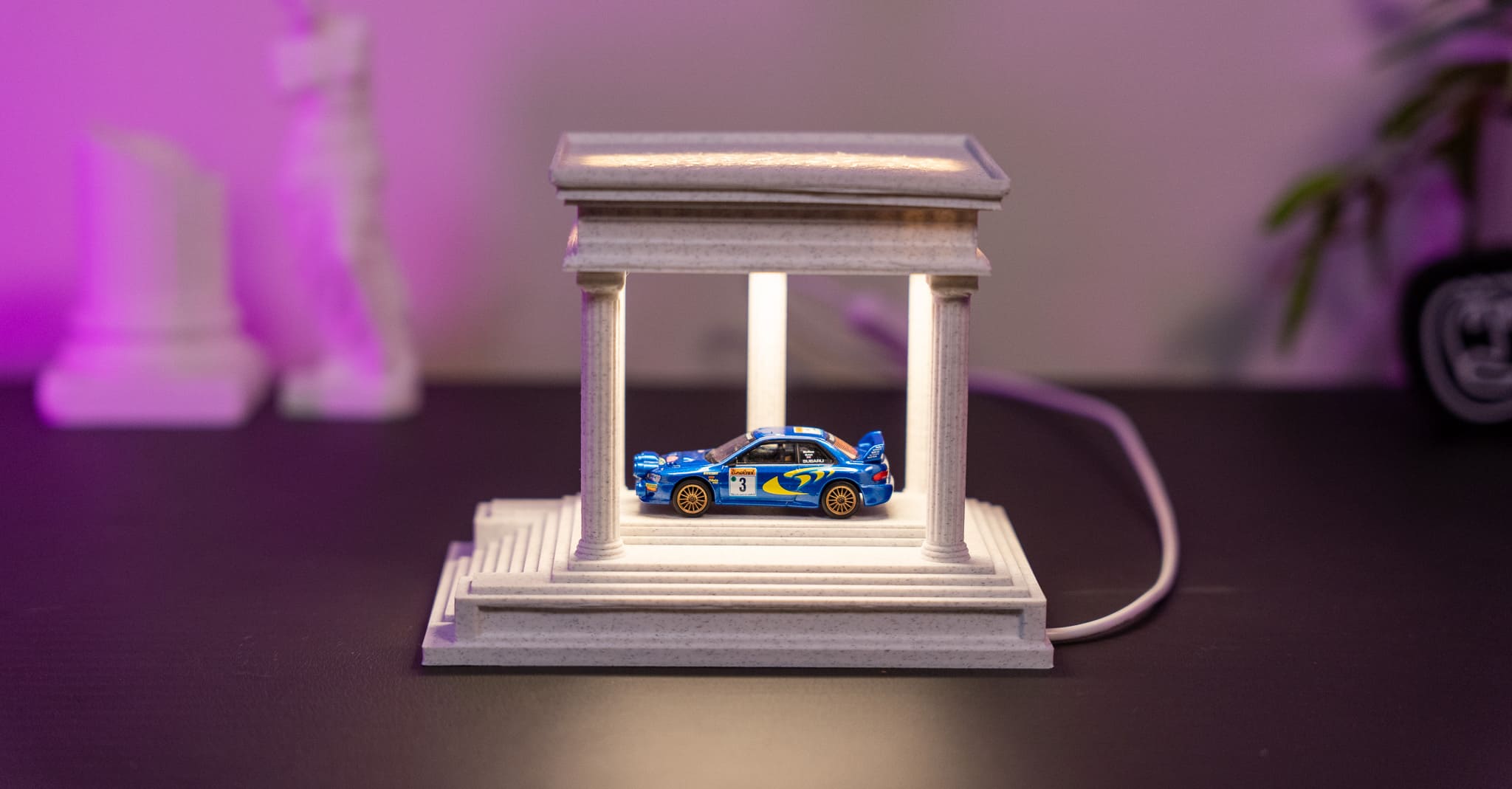 Temple Showcase ışık dağılımı