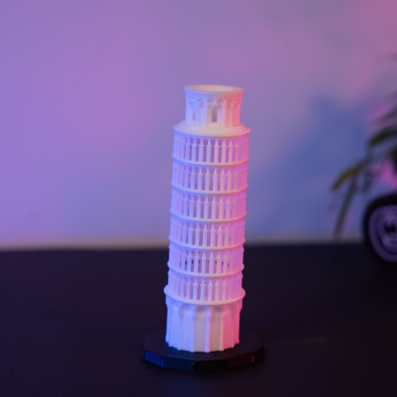 pisa kulesi lamba dekorasyon ortamı