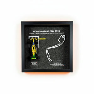 McLaren Monaco Grand Prix Çerçeveli Tablo – LED Işıklı 1:43 Ölçekli F1 Koleksiyon - hero