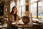 Modern Dokuma El Çantası Lifestyle 1 Cafe