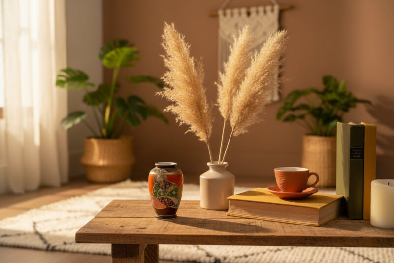 Japon Seramik Vazo Lifestyle Bohemian