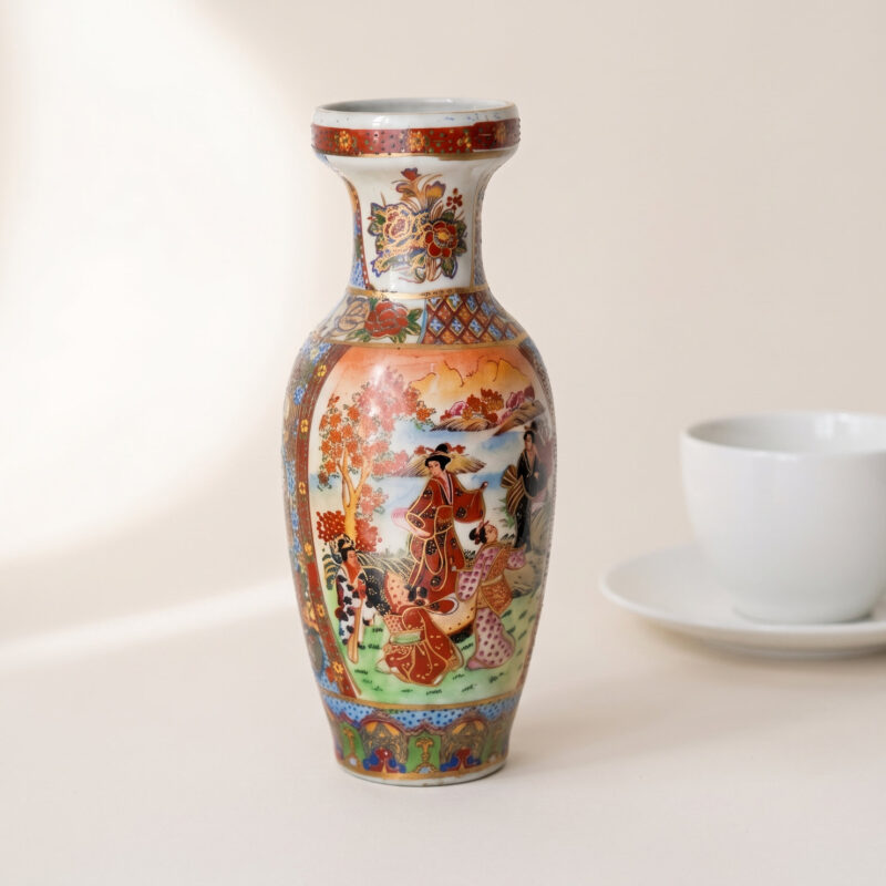 Japon Satsuma Porselen Vazo