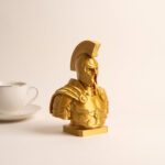 Agamemnon Büst Heykel — Gold hero