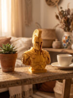 Agamemnon Büst Heykel — Gold lifestyle bohemian