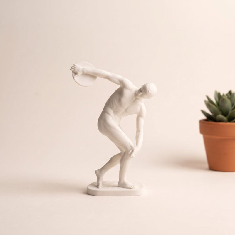 Discobolus Disk Atan Atlet Heykel Figür hero 3