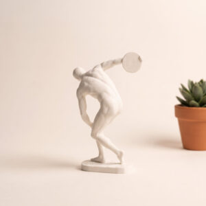 Discobolus Disk Atan Atlet Heykel Figür hero
