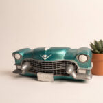 Fiberglass vintage otomobil pano, 20x60 Cadillac ön tasarımı dekor objesi