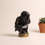 Nazgûl'ü andıran kapüşonlu figür büstü, 20x12 fiberglass heykel